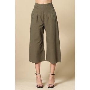 Sold out Olive high waist linen pants